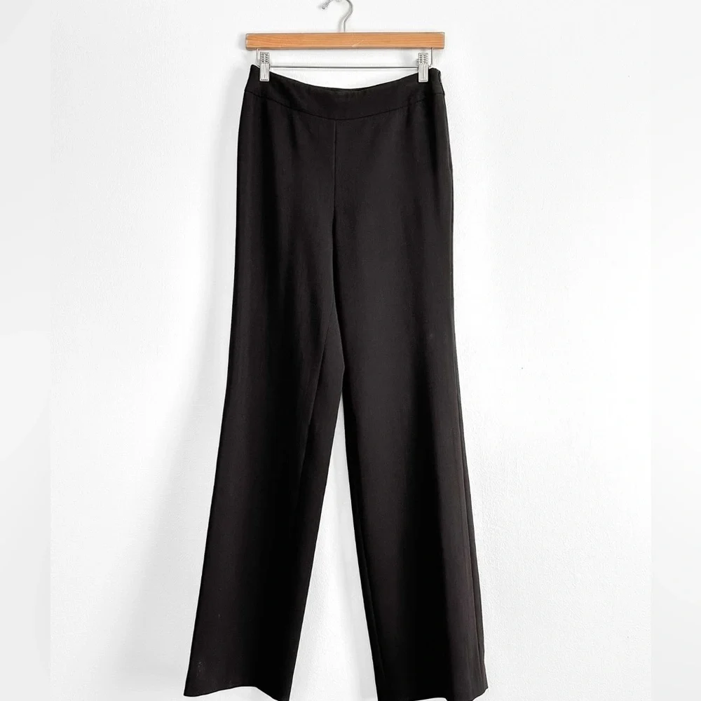Giorgio Armani Women's Black Wool High Waist Dress Pants Italy size 36 or 4 - Picture 10 of 12